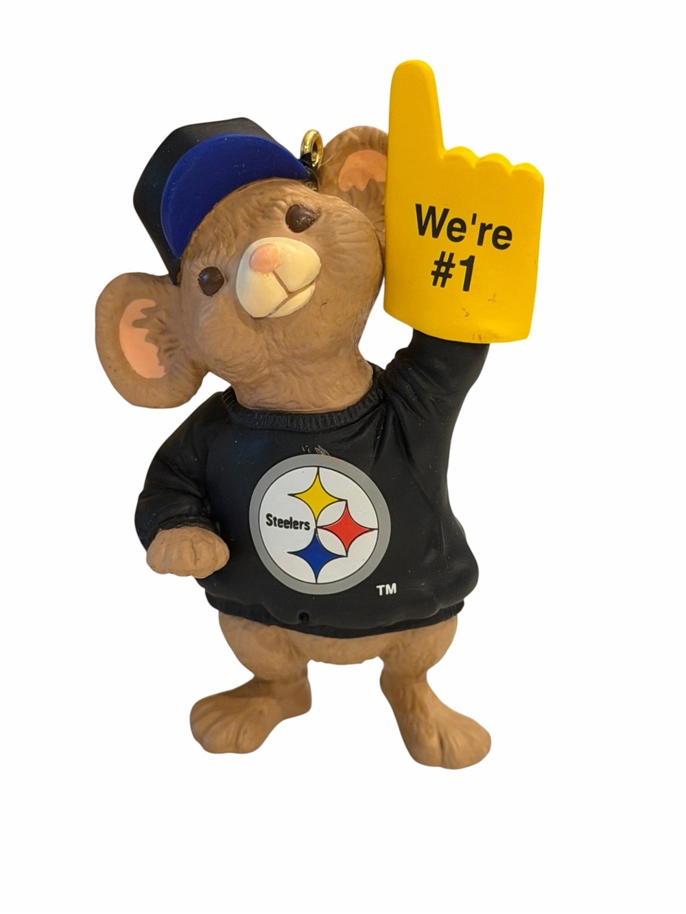 1996 Hallmark Pittsburgh Steelers NFL Team Collection #1 Fan Mouse Foam Hand